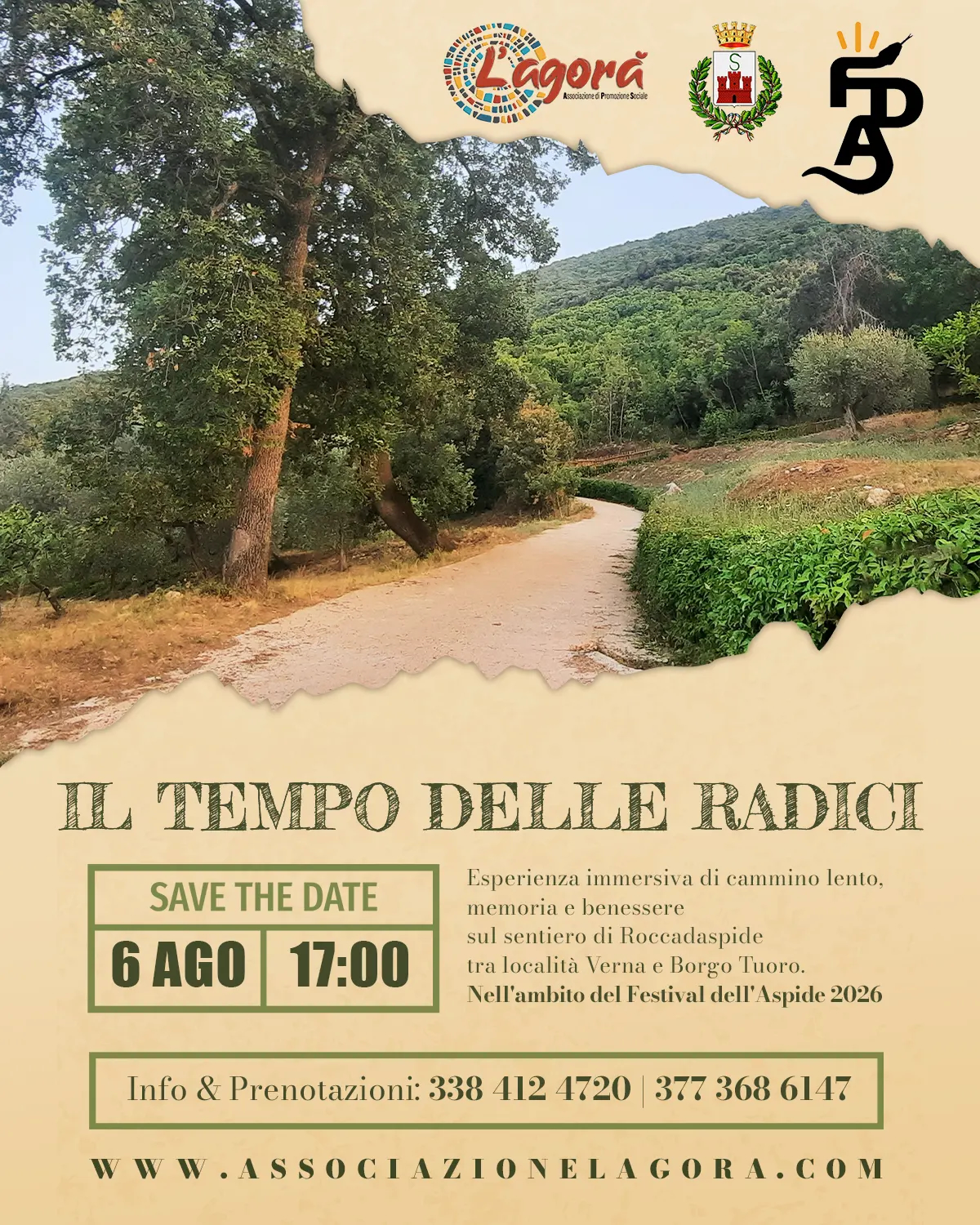 Il Tempo delle Radici”: l’iniziativa di trekking esperienziale e memoria locale a Roccadaspide